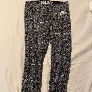 Nike stretch leggings 3/4 length